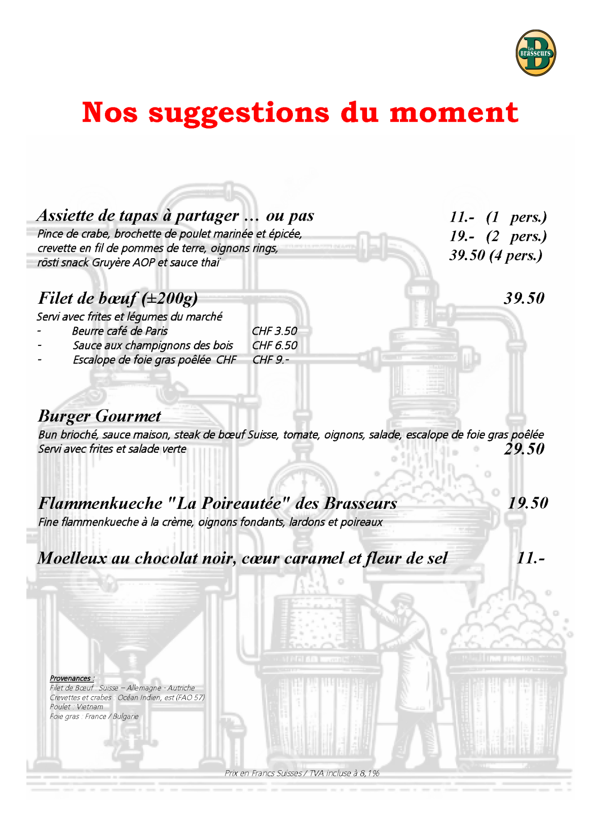 Nos Suggestions du moment