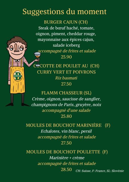 Nos suggestions | Les Brasseurs Genève